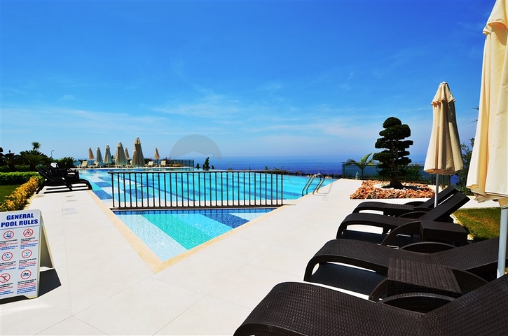 اطلالة بحر - مجمع خمس نجوم - بنتهاوس فاخرة - في كارجي جاك / الانيا 