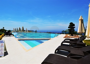 اطلالة بحر - مجمع خمس نجوم - بنتهاوس فاخرة - في كارجي جاك / الانيا 