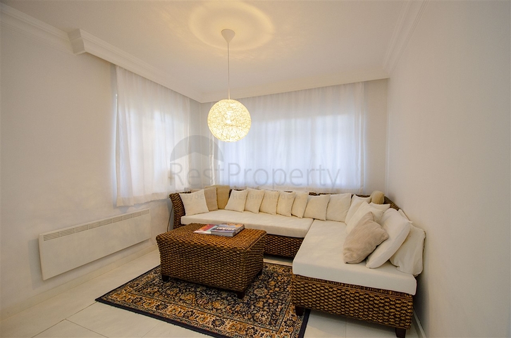 فيلا منفصلة 3 + 1 مع الأثاث في لارا أنطاليا