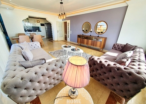 اطلالة بحر وقلعة - شقة عائلية 3 غرف وصالة - سعر منافس - ضمن منطقة مهموتلار / الانيا 