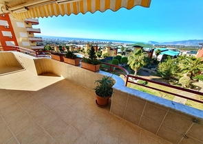 اطلالة بحر وقلعة - شقة عائلية 3 غرف وصالة - سعر منافس - ضمن منطقة مهموتلار / الانيا 