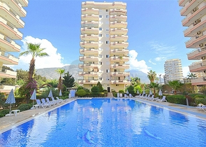 شقة غرفتين وصالة - مفروشة - ضمن مجمع سكني - في مهموتلار / الانيا 