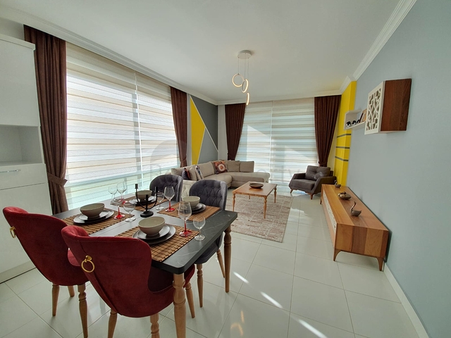 شقة مفروشة - غرفتين وصالة - قريبة من البحر - في مهموتلار / الانيا