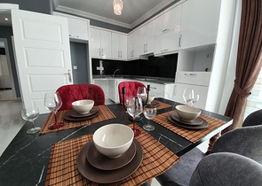 شقة مفروشة - غرفتين وصالة - قريبة من البحر - في مهموتلار / الانيا