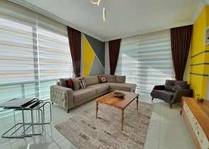 شقة مفروشة - غرفتين وصالة - قريبة من البحر - في مهموتلار / الانيا