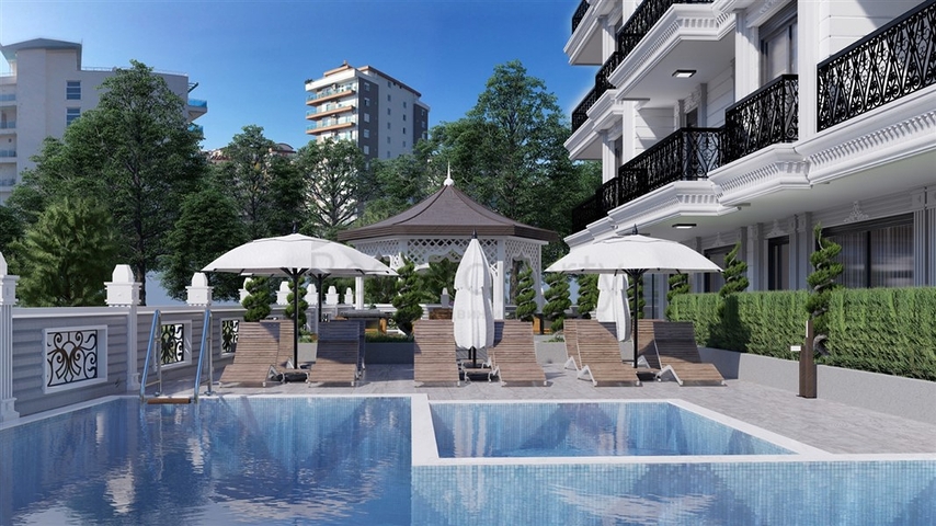 للمستثمرين - شقق ضمن مجمع سكني - قريب من البحر - في مهموتلار / الانيا 