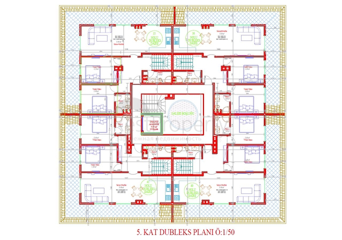 للمستثمرين - شقق ضمن مجمع سكني - قريب من البحر - في مهموتلار / الانيا 