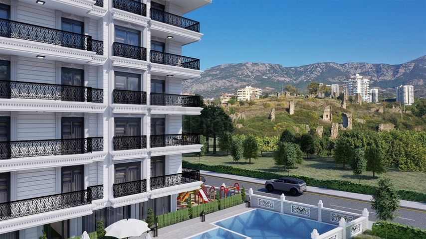 للمستثمرين - شقق ضمن مجمع سكني - قريب من البحر - في مهموتلار / الانيا 