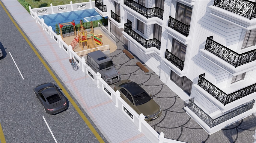 للمستثمرين - شقق ضمن مجمع سكني - قريب من البحر - في مهموتلار / الانيا 