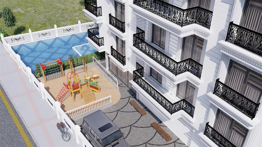 للمستثمرين - شقق ضمن مجمع سكني - قريب من البحر - في مهموتلار / الانيا 