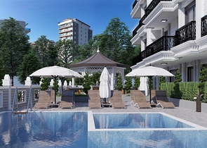 للمستثمرين - شقق ضمن مجمع سكني - قريب من البحر - في مهموتلار / الانيا 