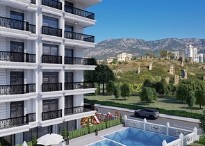 للمستثمرين - شقق ضمن مجمع سكني - قريب من البحر - في مهموتلار / الانيا 