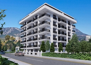 للمستثمرين - شقق ضمن مجمع سكني - قريب من البحر - في مهموتلار / الانيا 