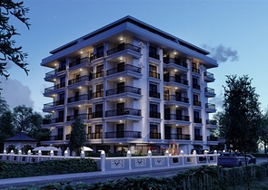 للمستثمرين - شقق ضمن مجمع سكني - قريب من البحر - في مهموتلار / الانيا 