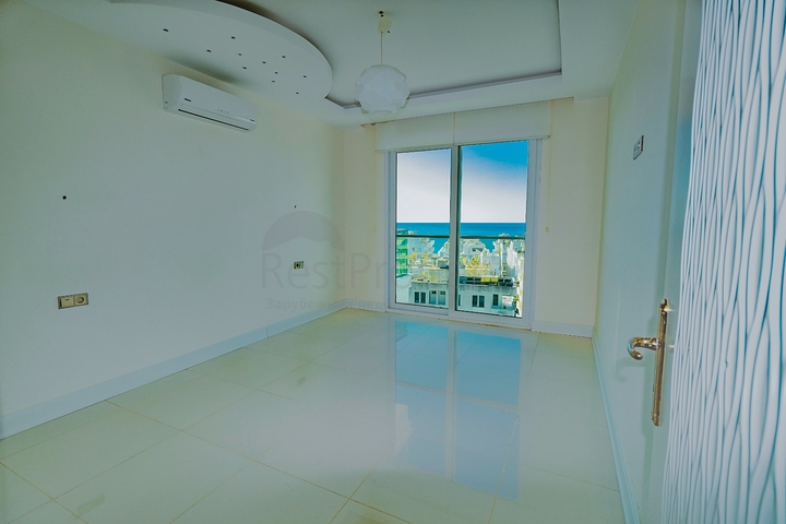 اطلالة بحر - مجمع 5 نجوم - شقة غرفة وصالة - في مهموتلار / الانيا 