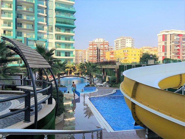 اطلالة بحر - مجمع 5 نجوم - شقة غرفة وصالة - في مهموتلار / الانيا 