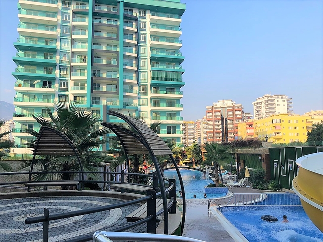 اطلالة بحر - مجمع 5 نجوم - شقة غرفة وصالة - في مهموتلار / الانيا 