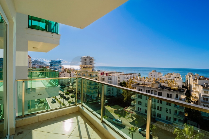 اطلالة بحر - مجمع 5 نجوم - شقة غرفة وصالة - في مهموتلار / الانيا 