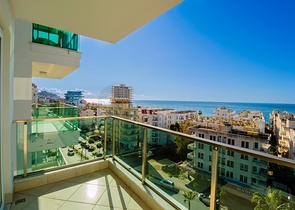 اطلالة بحر - مجمع 5 نجوم - شقة غرفة وصالة - في مهموتلار / الانيا 