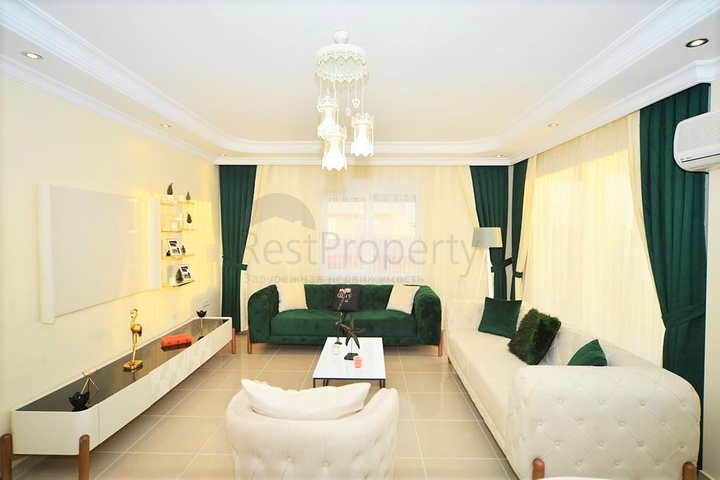 قريبة من البحر - شقة عائلية واسعة - مفروشة بالكامل - في مهموتلار / الانيا 