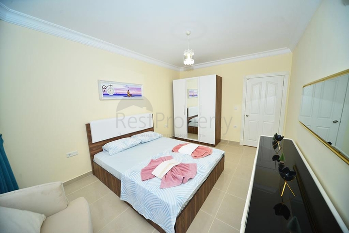 قريبة من البحر - شقة عائلية واسعة - مفروشة بالكامل - في مهموتلار / الانيا 