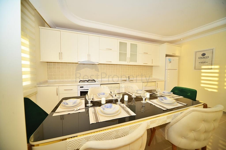 قريبة من البحر - شقة عائلية واسعة - مفروشة بالكامل - في مهموتلار / الانيا 