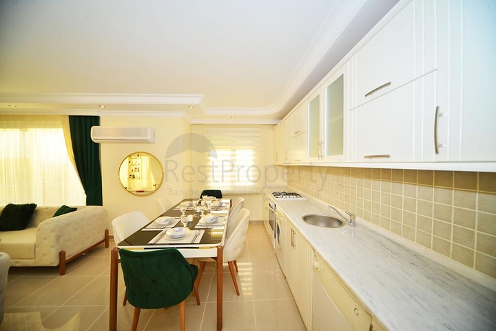 قريبة من البحر - شقة عائلية واسعة - مفروشة بالكامل - في مهموتلار / الانيا 