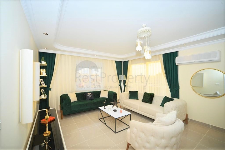 قريبة من البحر - شقة عائلية واسعة - مفروشة بالكامل - في مهموتلار / الانيا 