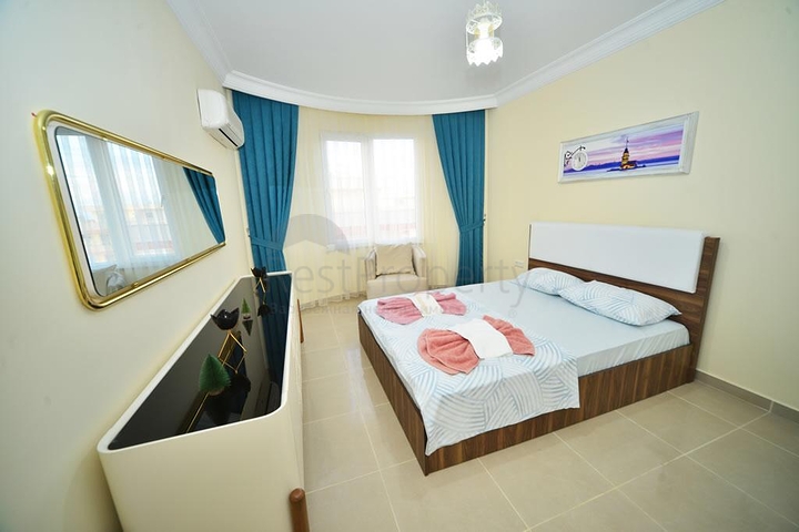 قريبة من البحر - شقة عائلية واسعة - مفروشة بالكامل - في مهموتلار / الانيا 