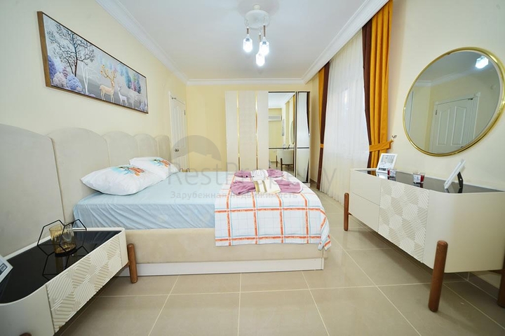 قريبة من البحر - شقة عائلية واسعة - مفروشة بالكامل - في مهموتلار / الانيا 