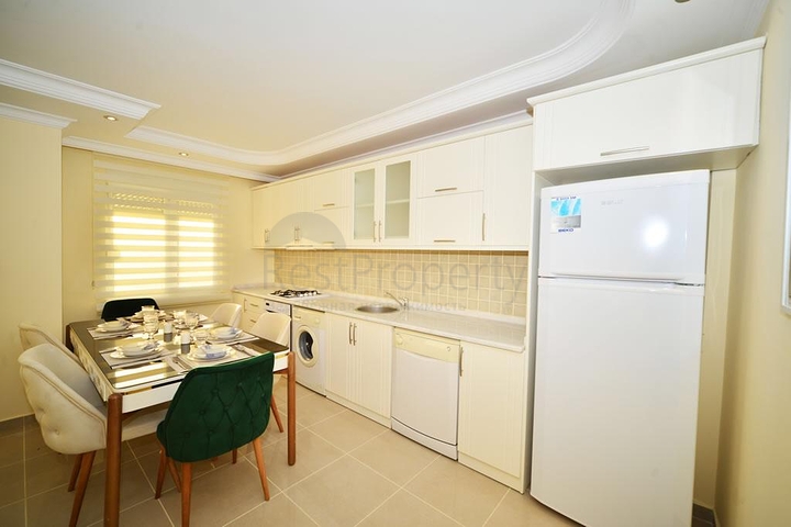 قريبة من البحر - شقة عائلية واسعة - مفروشة بالكامل - في مهموتلار / الانيا 