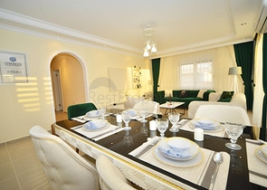 قريبة من البحر - شقة عائلية واسعة - مفروشة بالكامل - في مهموتلار / الانيا 