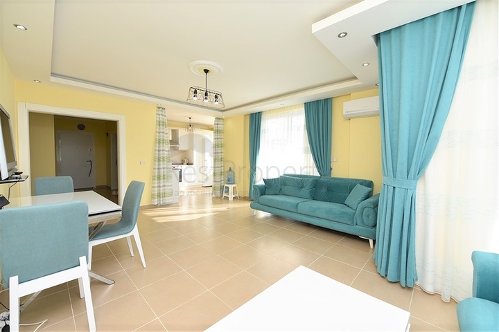 سعر مناسب - شقة مؤثثة - تصميم 2 غرفة وصالة - في مهموتلار / الانيا 