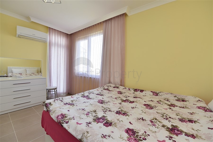 سعر مناسب - شقة مؤثثة - تصميم 2 غرفة وصالة - في مهموتلار / الانيا 