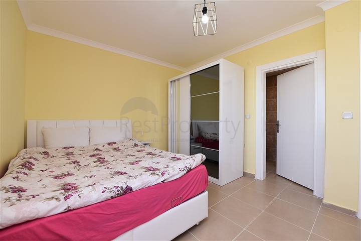 سعر مناسب - شقة مؤثثة - تصميم 2 غرفة وصالة - في مهموتلار / الانيا 