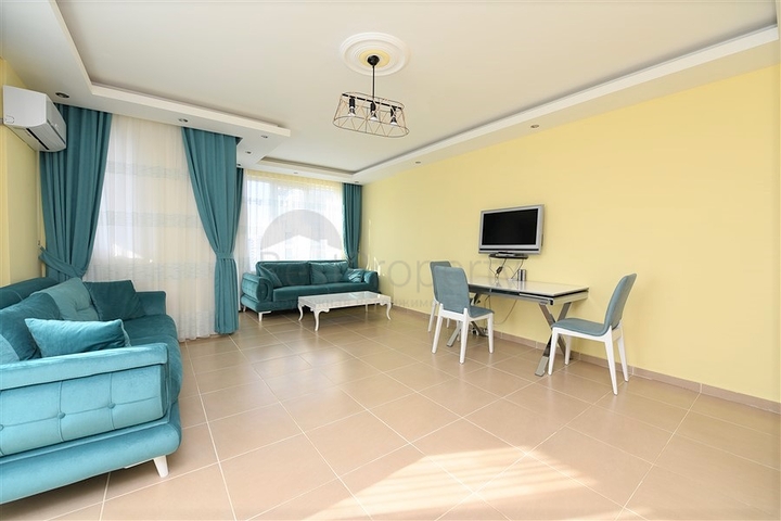 سعر مناسب - شقة مؤثثة - تصميم 2 غرفة وصالة - في مهموتلار / الانيا 