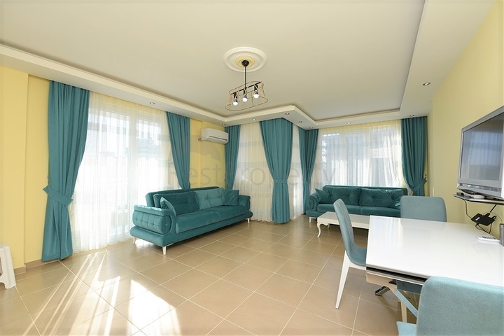 سعر مناسب - شقة مؤثثة - تصميم 2 غرفة وصالة - في مهموتلار / الانيا 