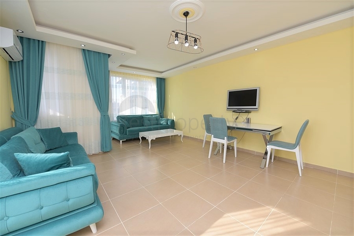 سعر مناسب - شقة مؤثثة - تصميم 2 غرفة وصالة - في مهموتلار / الانيا 