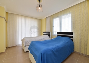 سعر مناسب - شقة مؤثثة - تصميم 2 غرفة وصالة - في مهموتلار / الانيا 