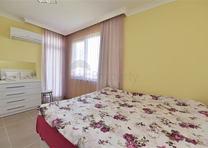 سعر مناسب - شقة مؤثثة - تصميم 2 غرفة وصالة - في مهموتلار / الانيا 