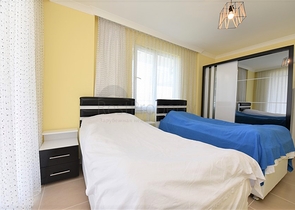 سعر مناسب - شقة مؤثثة - تصميم 2 غرفة وصالة - في مهموتلار / الانيا 