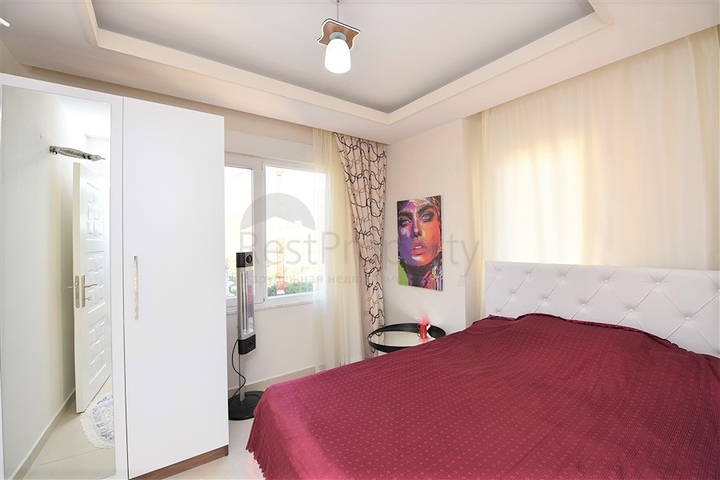 للاستثمار او العطلات - شقة غرفة وصالة مفروشة - في مهموتلار / الانيا 