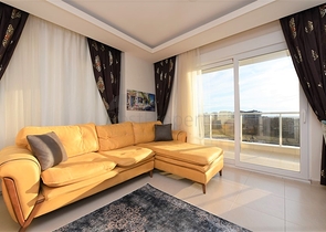 للاستثمار او العطلات - شقة غرفة وصالة مفروشة - في مهموتلار / الانيا 