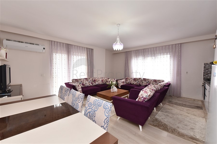 سعر منافس - شقة 2 غرفة وصالة مع الاثاث - في مهموتلار / الانيا 