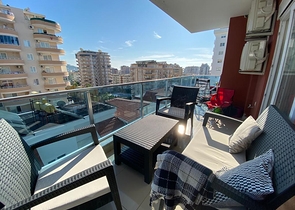 شقة مفروشة - ضمن مجمع سكني حديث - في مهموتلار / الانيا 