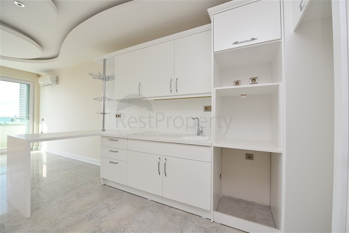 اطلالة بحرية - شقة غرفة وصالة - مجمع ذو خدمات متكاملة - في مهموتلار / الانيا 