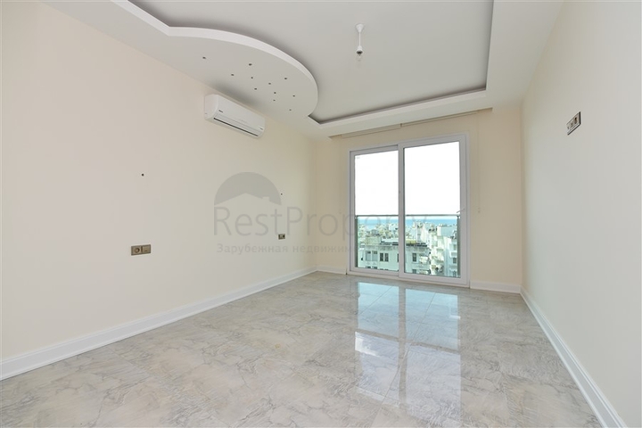 اطلالة بحرية - شقة غرفة وصالة - مجمع ذو خدمات متكاملة - في مهموتلار / الانيا 