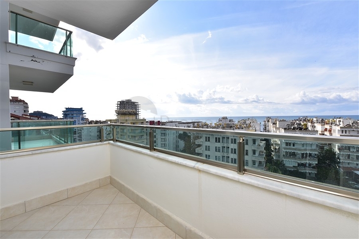 اطلالة بحرية - شقة غرفة وصالة - مجمع ذو خدمات متكاملة - في مهموتلار / الانيا 