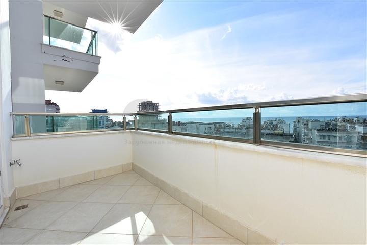 اطلالة بحرية - شقة غرفة وصالة - مجمع ذو خدمات متكاملة - في مهموتلار / الانيا 