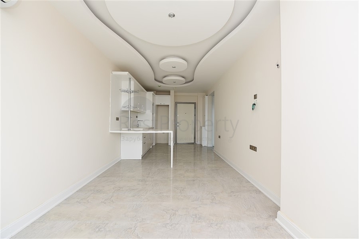 اطلالة بحرية - شقة غرفة وصالة - مجمع ذو خدمات متكاملة - في مهموتلار / الانيا 